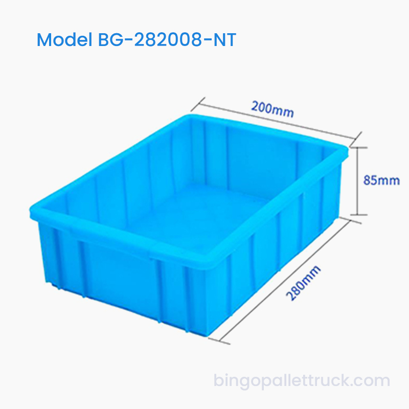 3L HDPE Nestable пластиковый контейнер для хранения промышленных компонентов