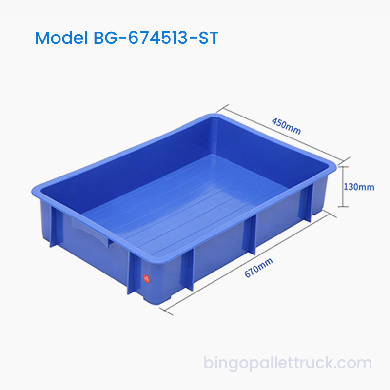Штабелируемый пластиковый контейнер HDPE на 30 л для магазина мелких товаров