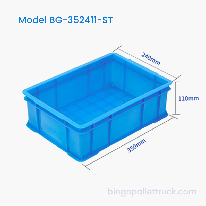 Штабелируемая пластиковая коробка из HDPE 6 л для ежедневного хранения
