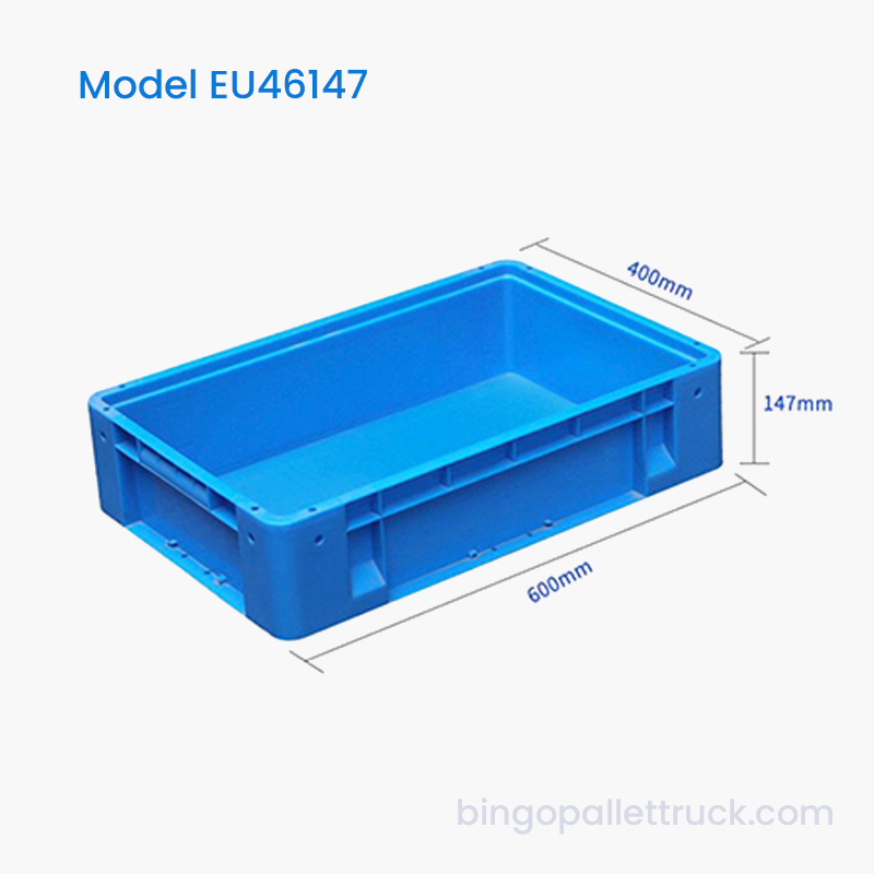 Пластиковая коробка Tote ЕС 27 л для розничной торговли продуктами питания в супермаркетах