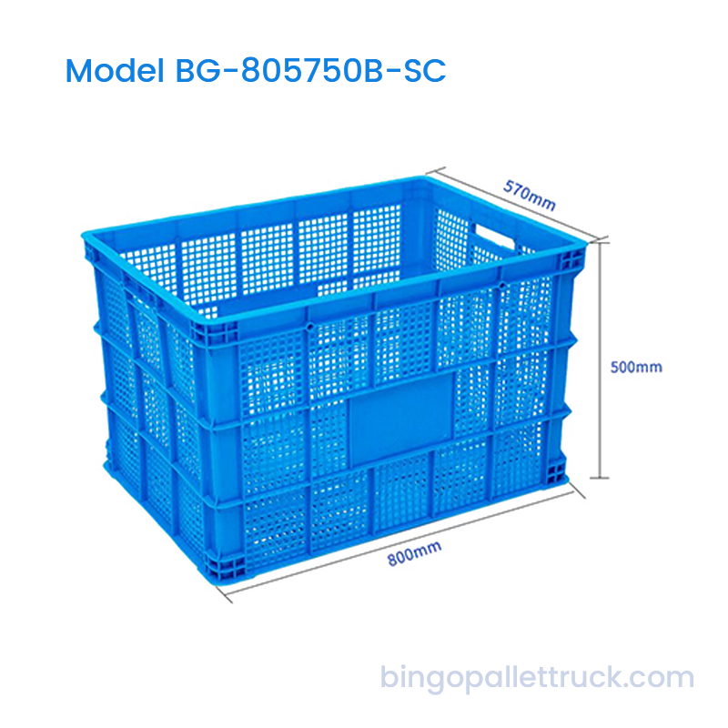 194L сверхмощный штабелируемый пластиковый ящик HDPE для деталей мастерской