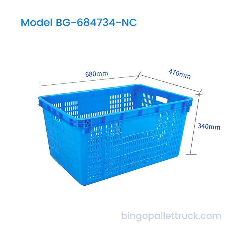 91L высокопрочный пластиковый ящик из HDPE для сельского хозяйства