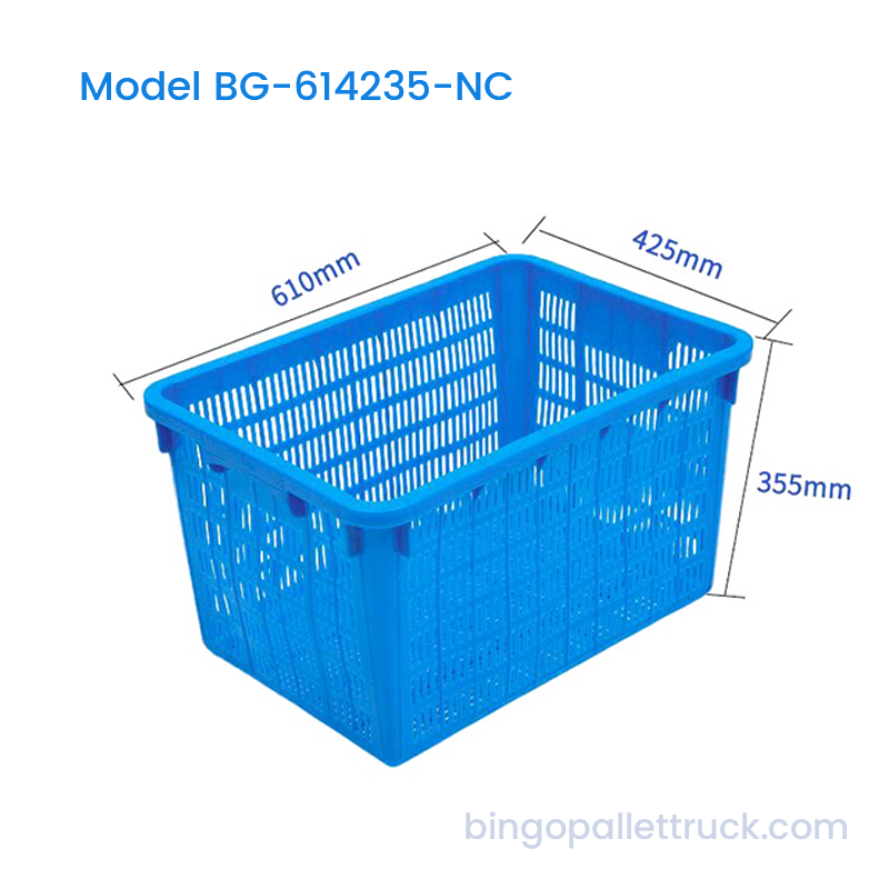 65л Nestable пластиковый ящик HDPE логистическая корзина для овощей