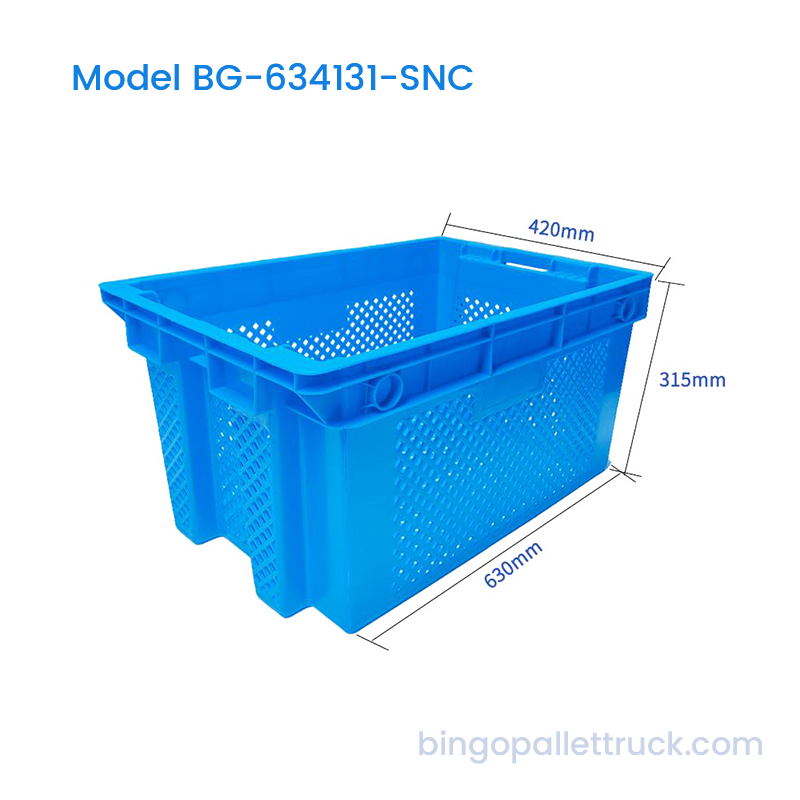 Пластиковый ящик из полиэтилена HDPE 71 л и гнездо для сельского хозяйства